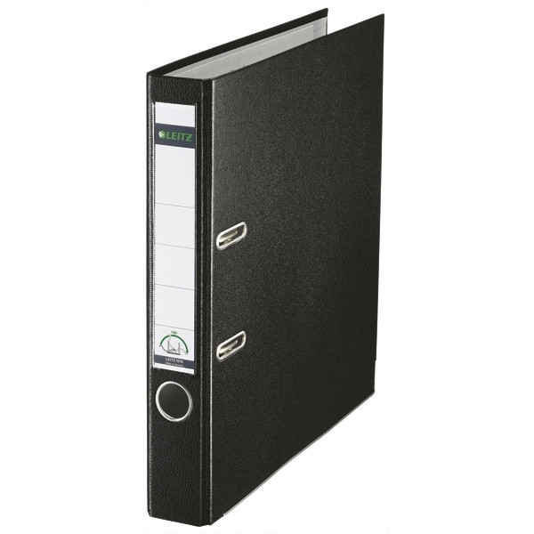 Leitz 1015 Carpeta Archivador plastico A4 negro 50mm 202944 - 1