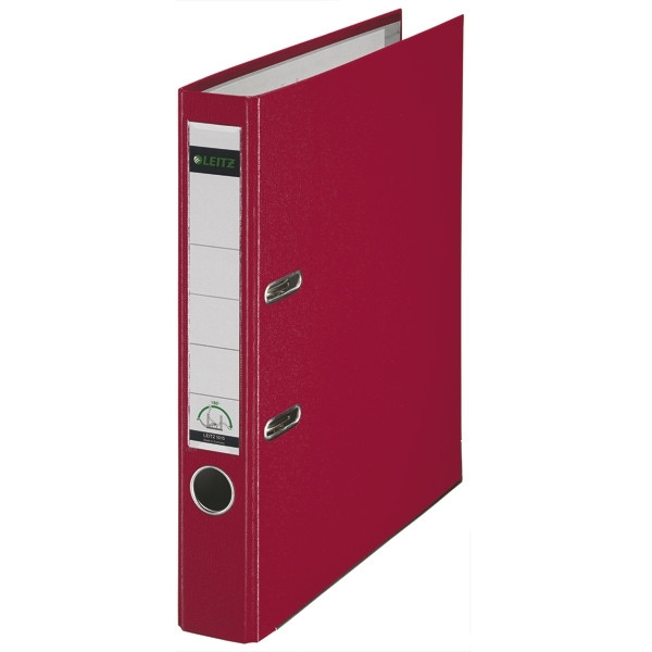 Leitz 1015 Carpeta Archivador plastico A4 roja 50mm 202932 - 1