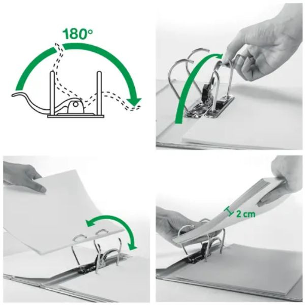 Leitz 10471050 archivador de palanca A4 verde 82 mm 426975 - 3