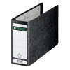 Leitz 1076 archivador A5 cartón negro paisaje 77 mm 211824 - 1