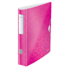Leitz 1107 WOW Carpeta Archivador A4 rosa metalizado 50mm 211715 - 1