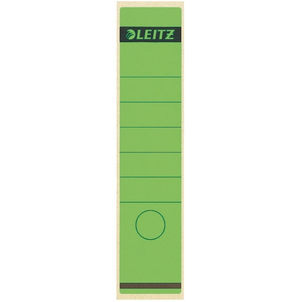 Leitz 1640 etiquetas traseras autoadhesivas 61 x 285 mm color verde ancho (10 unidades) 211036 - 1