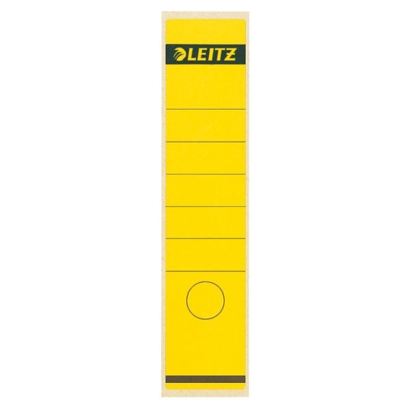 Leitz 1640 etiquetas traseras autoadhesivas ancho 61 x 285 mm amarillas (10 piezas) 16400015 211030 - 1