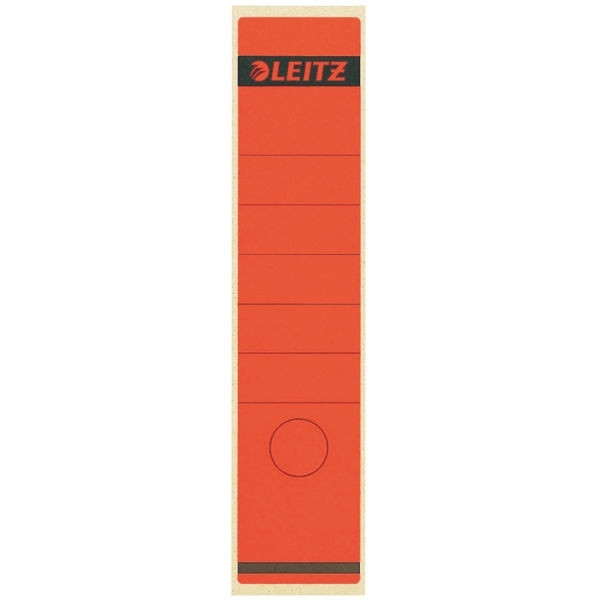 Leitz 1640 etiquetas traseras autoadhesivas ancho 61 x 285 mm rojas (10 piezas) 16400025 211032 - 1