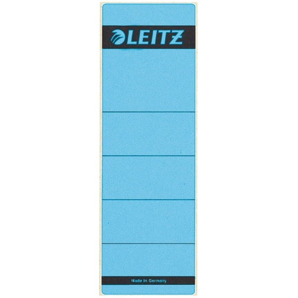 Leitz 1642 etiquetas traseras autoadhesivas ancho 61 x 191 mm azules (10 unidades)