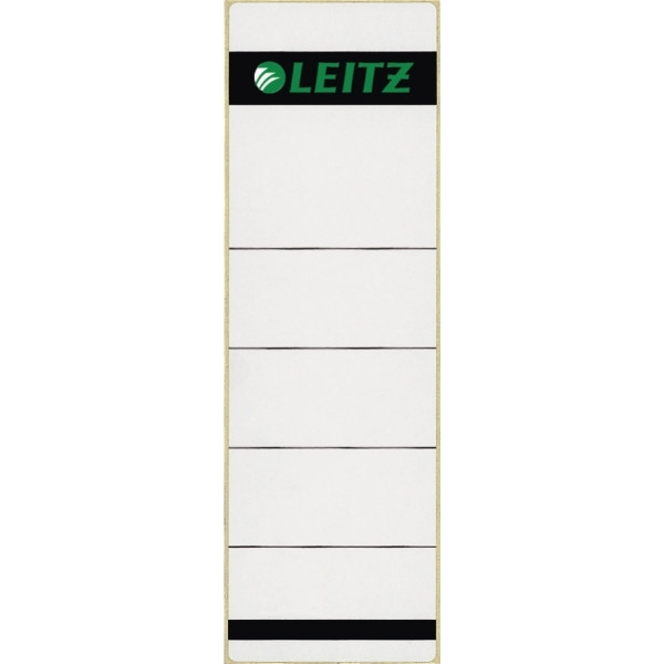 Leitz 1642 etiquetas traseras autoadhesivas ancho 61 x 191 mm grises (10 unidades)