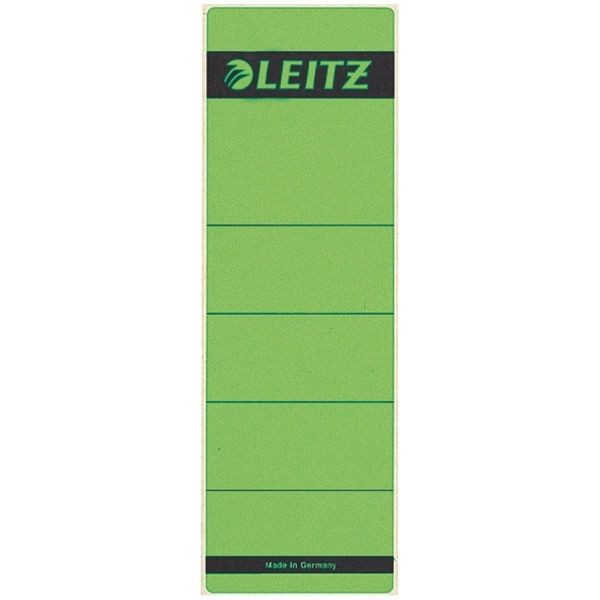 Leitz 1642 etiquetas traseras autoadhesivas ancho 61 x 191 mm verde (10 unidades) 211024 - 1