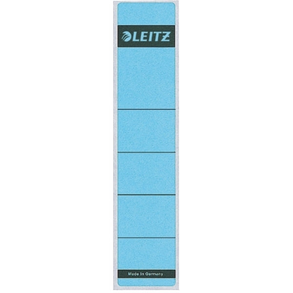 Leitz 1643 etiquetas traseras autoadhesivas estrechas 39 x 191 azul (10 piezas) 16430035 211040 - 1