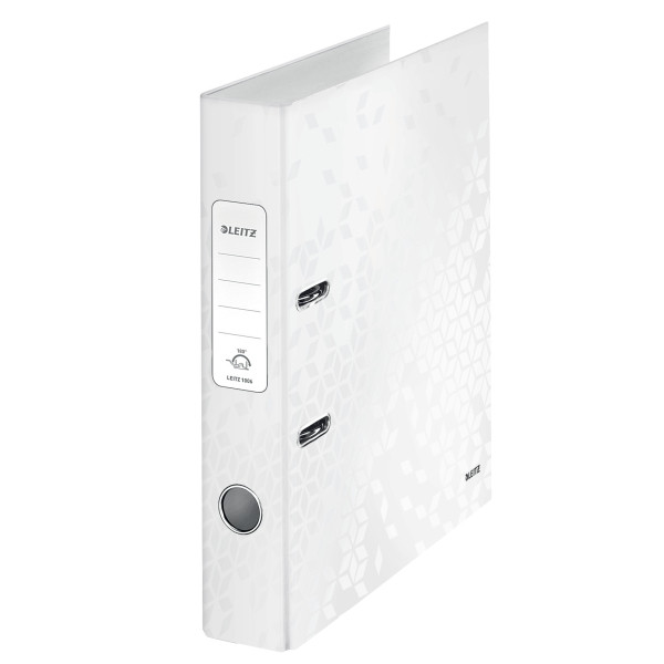 Leitz 180° WOW Carpeta Archivador A4 blanco metalizado 50mm