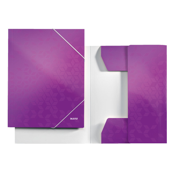 Leitz 3982 WOW carpeta de cartón 3 solapas violeta 39820062 211742 - 1