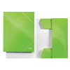 Leitz 3982 WOW carpeta de cartón cierrre elástico verde 226133 - 1