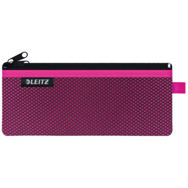 Leitz 4012 WOW Estuche de malla 2 compartimentos Rosa (M) 427294 - 1