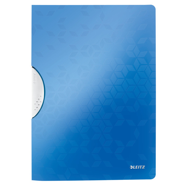 Leitz 4185 WOW colorclip carpeta con clip azul metalizado A4 para 30 páginas 41850036 211902 - 1