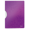 Leitz 4185 WOW colorclip carpeta con clip violeta metalizado A4 para 30 páginas 41850062 211905