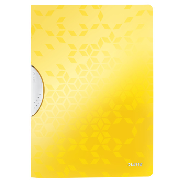 Leitz 4185 WOW colorclip carpeta con clips amarillo A4 para 30 páginas