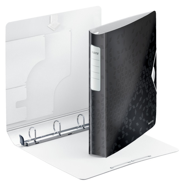 Leitz 4240 WOW carpeta de anillas con 4 anillas en D negro 42400095 226240 - 1