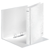 Leitz 4241 WOW Carpeta de anillas con 2 anillas en D blanco metalizado (40 mm) 211294 - 1