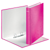Leitz 4241 WOW Carpeta de anillas con 2 anillas en D rosa metalizado (40 mm) 211286 - 1