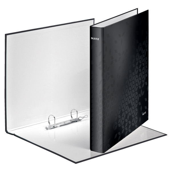 Leitz 4241 WOW carpeta de anillas con 2 anillas en D negro (40 mm)