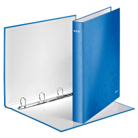 Leitz 4242 WOW Carpeta de anillas con 4 anillas en D azul metalizado 42420036 211302