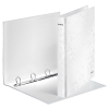 Leitz 4242 WOW Carpeta de anillas con 4 anillas en D blanco metalizado 42420001 211304