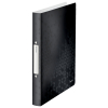 Leitz 4257 WOW carpeta de anillas con 2 juntas negra (32 mm) 226249 - 1