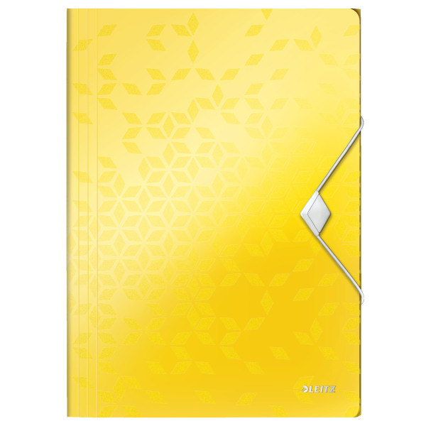 Leitz 4599 WOW carpeta de plástico cierrre elástico amarilla