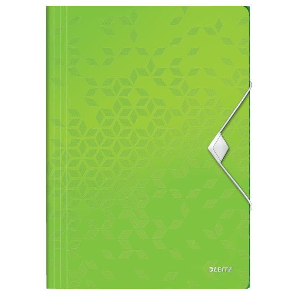 Leitz 4599 WOW carpeta de plástico cierrre elástico verde 45990054 226136 - 1