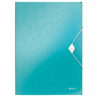 Leitz 4599 WOW carpeta de plástico de cierrre elástico turquesa metalizado 45990051 211886