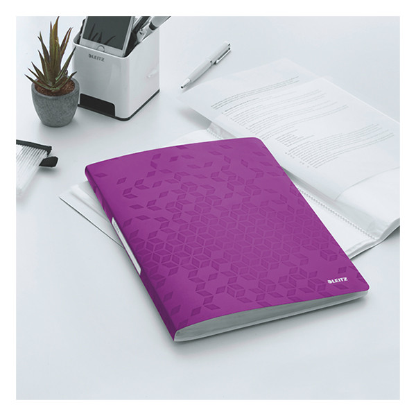 Leitz 4631 WOW carpeta de fundas A4 morado (20 compartimentos) 46310062 211802 - 2