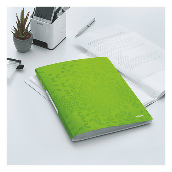 Leitz 4631 WOW carpeta de fundas A4 verde (20 bolsillos) 46310054 226151 - 2