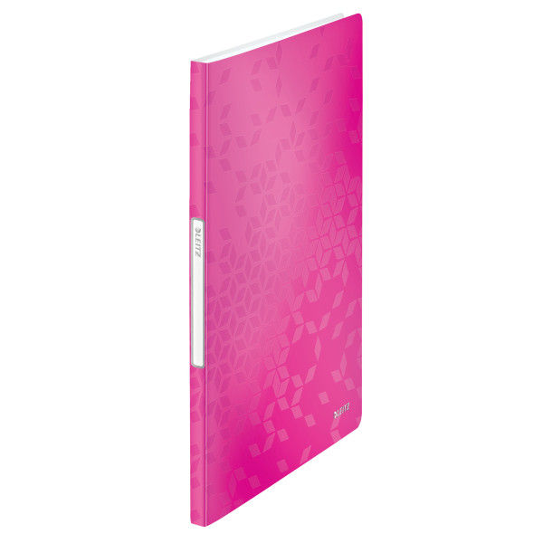 Leitz 4631 WOW carpeta de fundas flexible A4 rosa metalizado (20 compartimentos) 46310023 211724 - 1