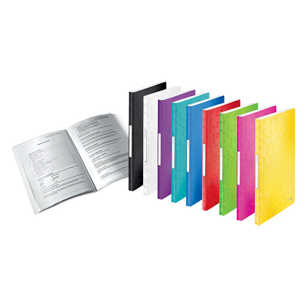 Leitz 4632 WOW carpeta de fundas A4 rosa metalizado (40 encartes) 46320023 211727 - 4