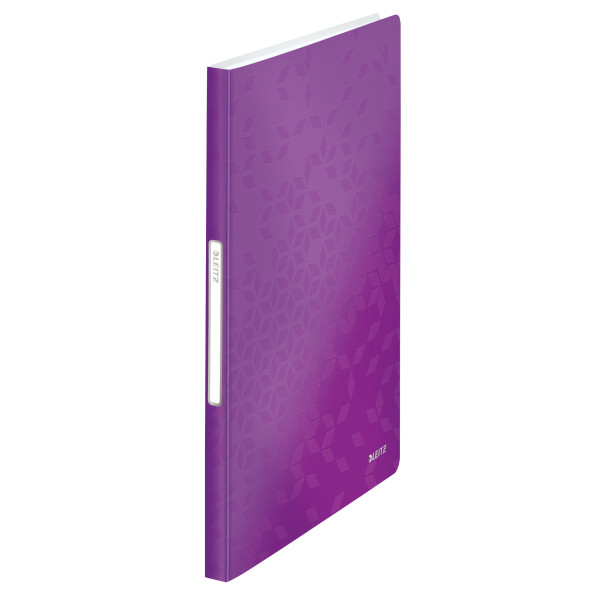 Leitz 4632 WOW carpeta de fundas A4 violeta metalizado (40 inserciones) 46320062 211854 - 1