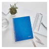 Leitz 4639 WOW cuaderno espiral A5 rayado 80 gramos 80 hojas azul metalizado (2 agujeros) 46390036 211994 - 2