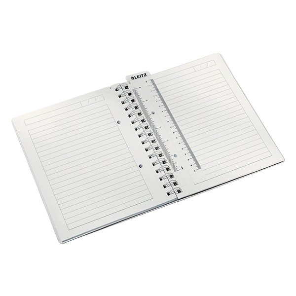 Leitz 4639 WOW cuaderno espiral A5 rayado 80 gramos 80 hojas azul metalizado (2 agujeros) 46390036 211994 - 3