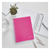 Leitz 4639 WOW cuaderno espiral A5 rayado 80gr 80 hojas rosa metalizado (2 agujeros) 46390023 211993 - 2