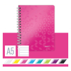 Leitz 4639 WOW cuaderno espiral A5 rayado 80gr 80 hojas rosa metalizado (2 agujeros) 46390023 211993 - 5