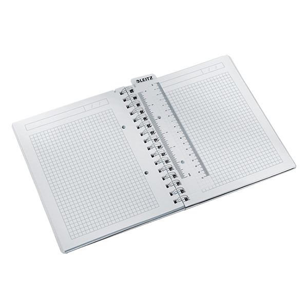 Leitz 4641 WOW cuaderno espiral A5 a cuadros 80 gramos 80 hojas negro 46410095 226227 - 3