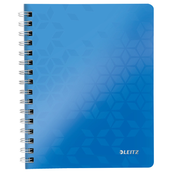 Leitz 4641 WOW cuaderno espiral A5 a cuadros 80gr 80 hojas azul metalizado