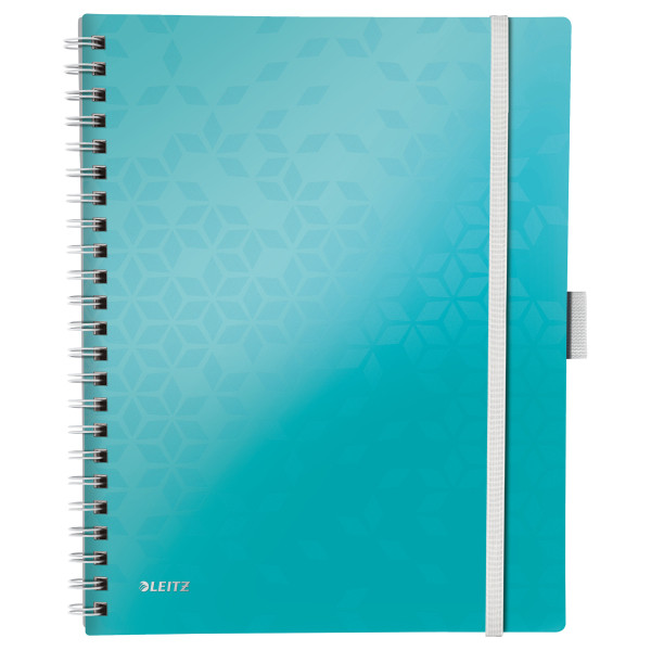 Leitz 4644 WOW book cuaderno A4 rayado 80 gramos 80 hojas turquesa metalizado 46440051 211860 - 1