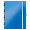 Leitz 4644 WOW cuaderno A4 rayado 80 gramos 80 hojas azul metalizado 46440036 211733 - 1