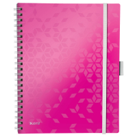 Leitz 4644 WOW cuaderno A4 rayado 80 gramos 80 hojas rosa metalizado 46440023 211857