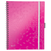 Leitz 4644 WOW cuaderno A4 rayado 80 gramos 80 hojas rosa metalizado 46440023 211857