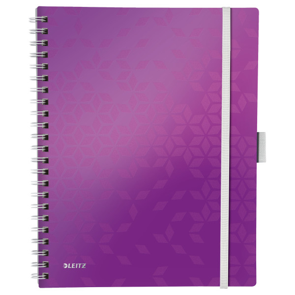 Leitz 4644 WOW cuaderno A4 rayado 80 gramos 80 hojas violeta metalizado 46440062 211859 - 1