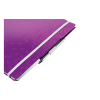 Leitz 4644 WOW cuaderno A4 rayado 80 gramos 80 hojas violeta metalizado 46440062 211859 - 5