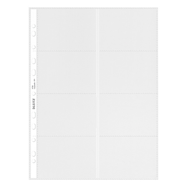 Leitz 4758 Premium carpeta de fundas A4 para tarjetas de visita (10 piezas) 47583003 211839 - 2