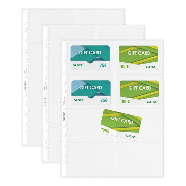 Leitz 4758 Premium carpeta de fundas A4 para tarjetas de visita (10 unidades) 211839 - 4