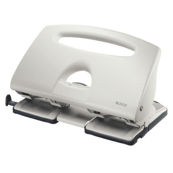Leitz 5132 perforadora gris 4 agujeros (40 hojas) 51320085 202764 - 1