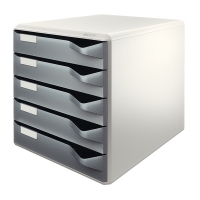 Leitz 5280 cajonera gris oscuro (5 cajones) 52800089 211210
